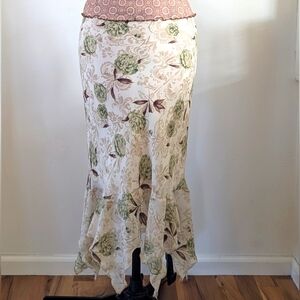 Y2K Women's Skirt With Handkerchief Hem